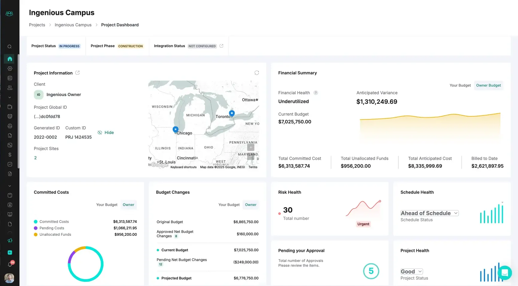 INGENIOUS construction management software
